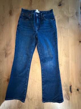 Madewell Kick Out Crop Jeans in Colleton Wash Size 27